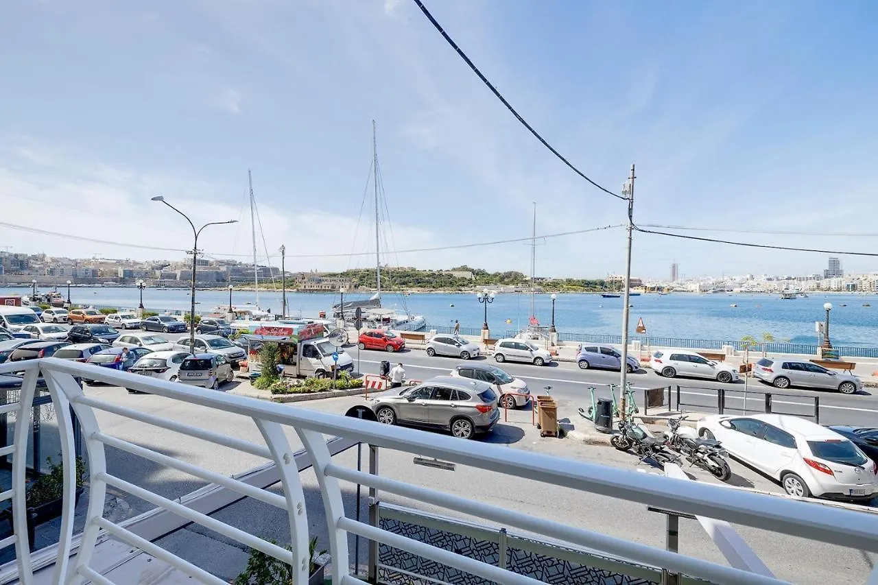 Unbeatable Location Valletta And Harbour Views Apartment Sliema Malta